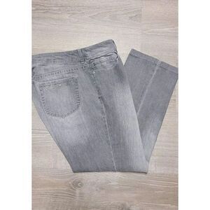 Chico's‎ Additions Women's Black Gray Faded Jeans Chico's Size 2
